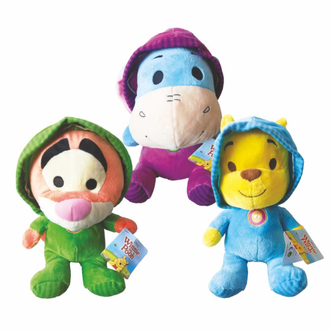 Winnie The Pooh, Ih-Oh E Tigro In Pigiamino - Set Completo (Altezza 25 Cm) 1 Winnie the Pooh, Ih-Oh e Tigro in Pigiamino - Set Completo (Altezza 25 cm)