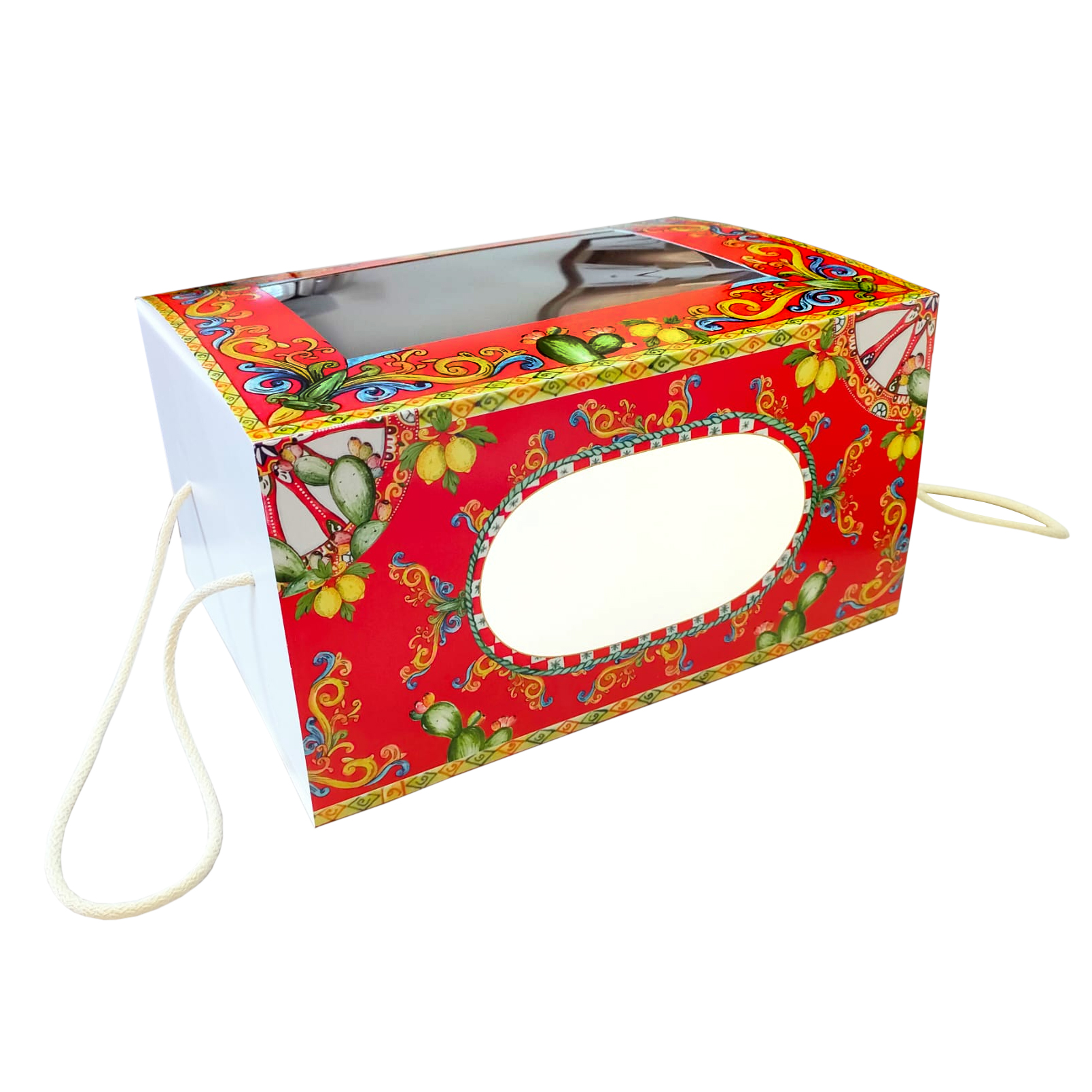 Scatola &Quot;Sicily Collection&Quot; Carretto Siciliano Con Finestra 2 Scatola "Sicily Collection" Carretto Siciliano con Finestra - immagine 2