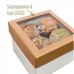 Porta 4 Panettoncini Per Forme Cottura Tonde Da 100 Gr. 5 LS 102 personalizzata