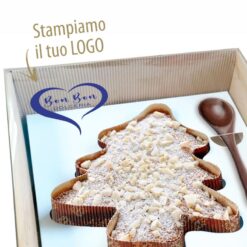 Porta Panettone Forma Cottura Albero E Porta Cucchiaino 5 LS 106 personalizzazione
