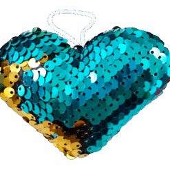 Cuore Con Paiettes Glitterato 5 ST 397 CUORI GLITTERATI 2