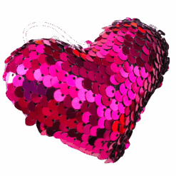 Cuore Con Paiettes Glitterato 6 ST 397 CUORI GLITTERATI 3