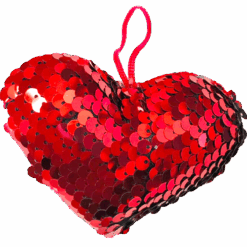 Cuore Con Paiettes Glitterato 7 ST 397 CUORI GLITTERATI 4