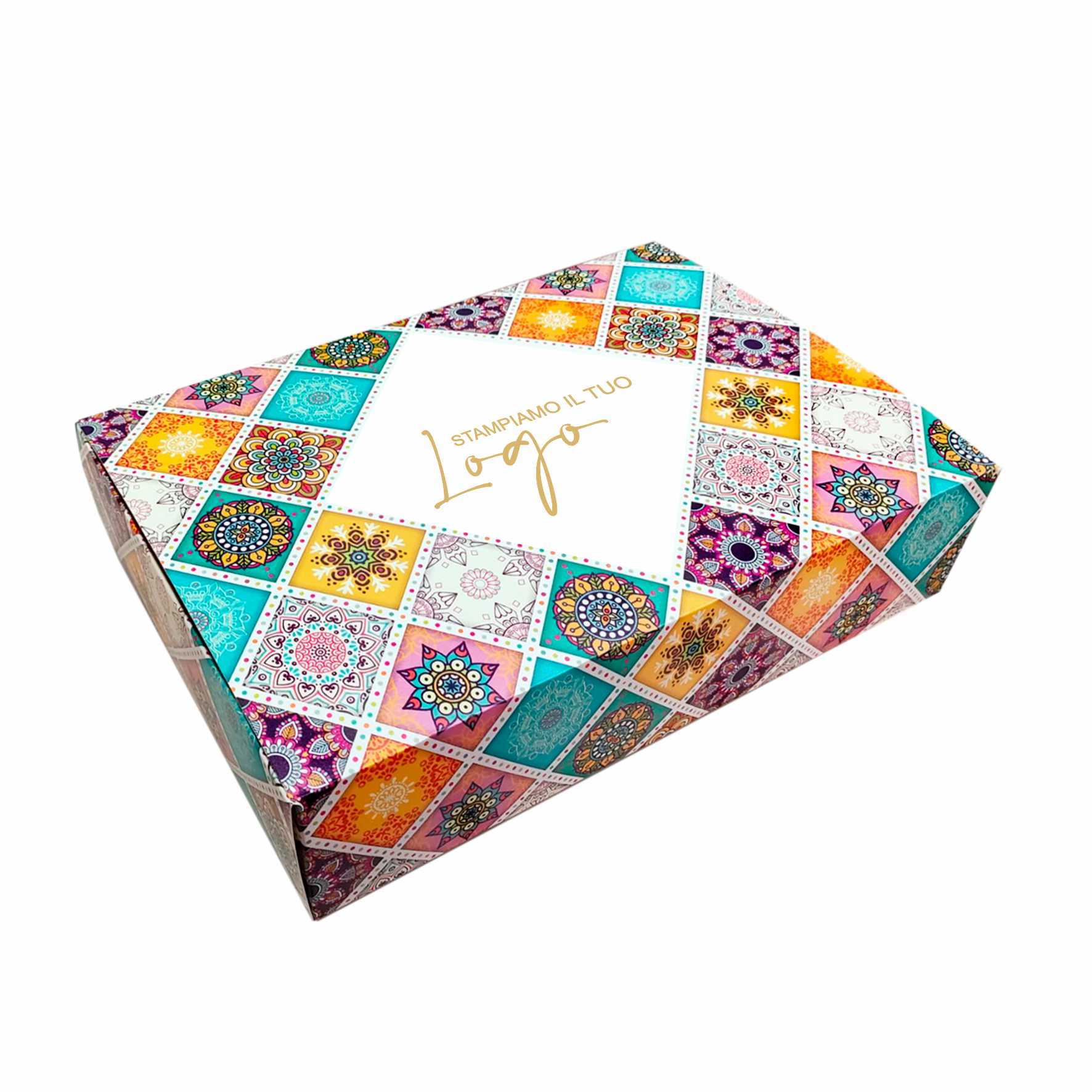 Scatola Portapaste Personalizzabile &Quot;Mandala&Quot; 1 Scatola Portapaste Personalizzabile "Mandala"