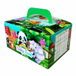 Baby Food Box 13 baby food verde retro