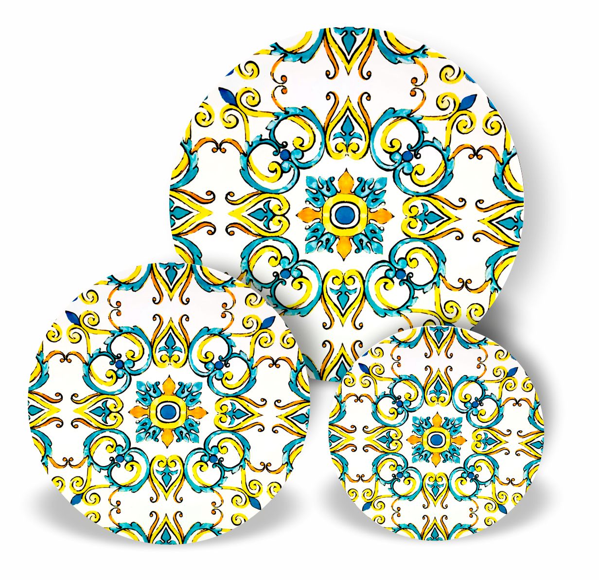 Tris Piatti In Ceramica 1 Tris Piatti in Ceramica