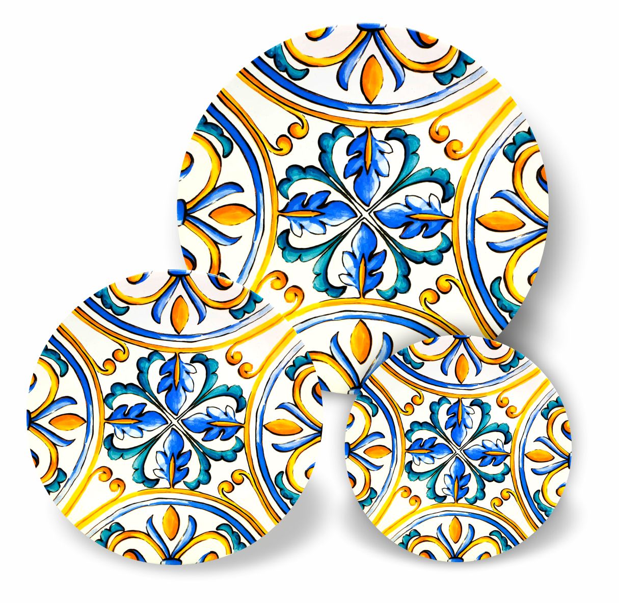 Tris Piatti In Ceramica 1 Tris Piatti in Ceramica