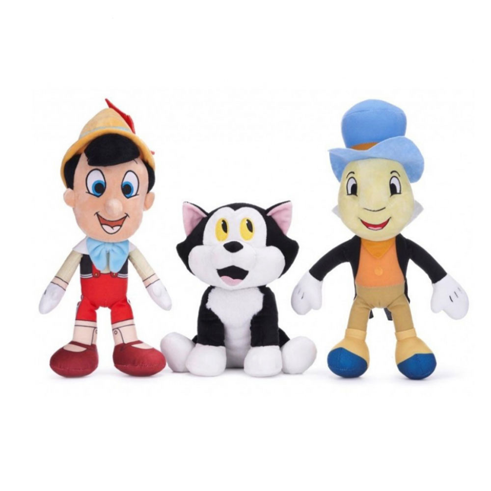 Pinocchio , Figaro, E Il Grillo Parlante Peluches Cm 30 1 Pinocchio , figaro, e il grillo parlante peluches cm 30