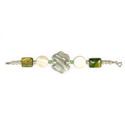 Bracciale Perla E Madreperla 7 BR 175 bracciale verde