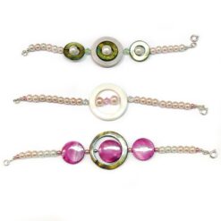 Bracciale Perla E Madreperla 6 BR 175 bracciali rotondi