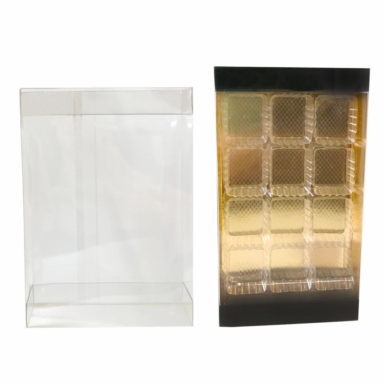Box Slim Rettangolare In Pvc Trasparente O Con Fondo Colorato 1 Box slim rettangolare in pvc trasparente o con fondo colorato