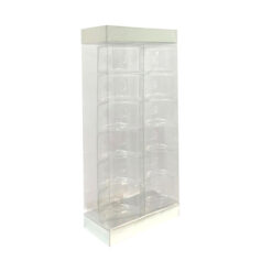 Scatola Porta Macarons In Pvc Con Coperchio Colorato. 9 PPMC12 48x97 h21 E 109