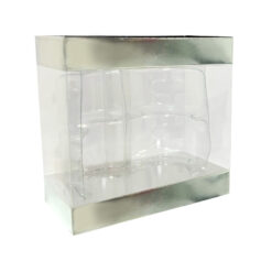 Scatola Porta Macarons In Pvc Con Coperchio Colorato. 6 PPMC4 48x97 h 9 E 052