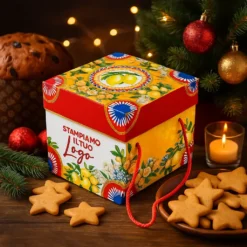Scatola Porta Panettone &Quot;Agrumi Di Sicilia&Quot; 3 scatola portapanettone