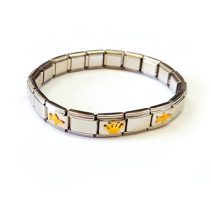 Bracciale Elastico In Acciaio 1 Bracciale Elastico in Acciaio