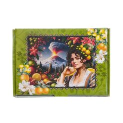 Scatola Folkloristica Sicilia - 300 Gr., Automontante Con Foto Sicilia 5 LS 107 X VERDE