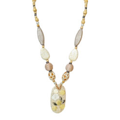 Collana Ricamo 4 CL 206 bianca