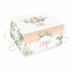 Scatola Porta Colomba &Quot;Primavera Foglie&Quot; Da 1 Kg 4 AS 25 PRIMAVERA foglie pesca