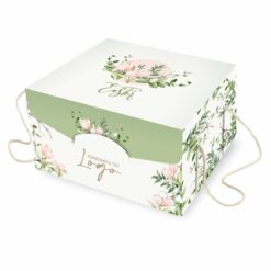 Scatola Porta Colomba &Quot;Primavera Foglie&Quot; Da 1 Kg 5 AS 25 PRIMAVERA foglie verde